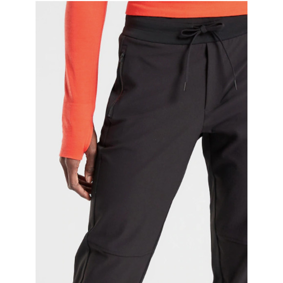 Athleta 16 TALL black Headlands Hybrid Trek Jogger pants outdoor travel casual - Picture 2 of 5